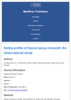 Safety Profile of Topical Spray Minoxidil: An Observational Study