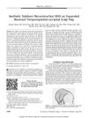 Aesthetic Sideburn Reconstruction With an Expanded Reversed Temporoparieto-occipital Scalp Flap