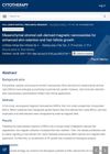 Mesenchymal Stromal Cell-Derived Magnetic Nanovesicles for Enhanced Skin Retention and Hair Follicle Growth