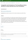 Computation and Comparison of the Drug Efficacy Indices [Q(VPK)] of Certain Ayurvedic Hair Care Formulations