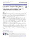 Adipose Stem Cells Isolated From Diabetic Mice Improve Cutaneous Wound Healing In Streptozotocin-Induced Diabetic Mice