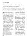 Pressure Alopecia from Orthodontic Headgear