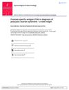Prostate Specific Antigen in Diagnosis of Polycystic Ovarian Syndrome: A New Insight