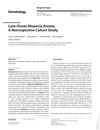 Late-Onset Alopecia Areata: A Retrospective Cohort Study