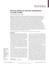 Adverse Effects of Common Medications on Male Fertility
