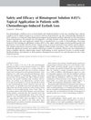 Safety and Efficacy of Bimatoprost Solution 0.03% Topical Application in Patients with Chemotherapy-Induced Eyelash Loss