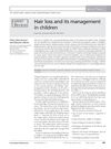 Hair Loss And Its Management In Children