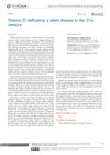 Vitamin D Deficiency: A Silent Disease in the 21st Century