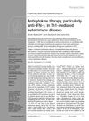 Anticytokine Therapy, Particularly Anti-IFN-γ, in Th1-Mediated Autoimmune Diseases