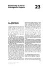 Relationship of Diet to Androgenetic Alopecia
