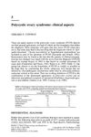 Polycystic Ovary Syndrome: Clinical Aspects