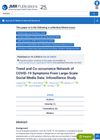 Trend and Co-occurrence Network of COVID-19 Symptoms From Large-Scale Social Media Data: Infoveillance Study