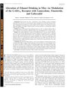 Alteration of Ethanol Drinking in Mice via Modulation of the GABAA Receptor with Ganaxolone, Finasteride, and Gaboxadol