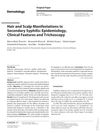 Hair and Scalp Manifestations in Secondary Syphilis: Epidemiology, Clinical Features and Trichoscopy