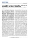 Live Imaging of Stem Cell and Progeny Behavior in Physiological Hair-Follicle Regeneration