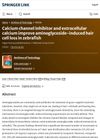 Calcium Channel Inhibitor and Extracellular Calcium Improve Aminoglycoside-Induced Hair Cell Loss in Zebrafish