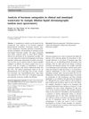 Analysis of Hormone Antagonists in Clinical and Municipal Wastewater by Isotopic Dilution Liquid Chromatography Tandem Mass Spectrometry