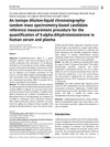 An Isotope Dilution-Liquid Chromatography-Tandem Mass Spectrometry-Based Candidate Reference Measurement Procedure for the Quantification of 5-Alpha-Dihydrotestosterone in Human Serum and Plasma