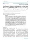 Generation of Cashmere Goats Carrying an EDAR Gene Mutant Using CRISPR-Cas9-Mediated Genome Editing