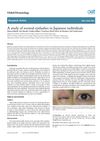 A Study of Normal Eyelashes in Japanese Individuals