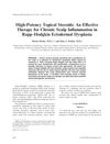 High-Potency Topical Steroids: An Effective Therapy for Chronic Scalp Inflammation in Rapp-Hodgkin Ectodermal Dysplasia