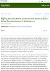 Aligning Stem Cell Models and Postmortem Studies to Query Striatal Neurodevelopment in Schizophrenia