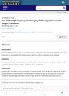 Use of Ultra-High Frequency Electrosurgery (Radiosurgery) for Cosmetic Surgical Procedures