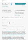 Neuroimmunomodulation in Chronic Wounds: An Opinion