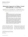 Hidradenitis Suppurativa in Children Treated with Finasteride: A Case Series
