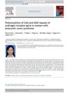 Polymorphism of CAG and GGN Repeats of Androgen Receptor Gene in Women with Polycystic Ovary Syndrome
