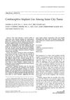 Contraceptive Implant Use Among Inner City Teens