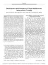 Development and Prospects of Organ Replacement Regenerative Therapy