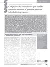 Compilation of a Comprehensive Gene Panel for Systematic Assessment of Genes That Govern an Individual’s Drug Responses