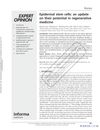 Epidermal Stem Cells: An Update on Their Potential in Regenerative Medicine