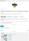 Analyzing the Effectiveness of Your Marketing Campaign