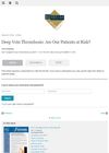 Deep Vein Thrombosis: Are Our Patients at Risk?