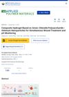Composite Hydrogel Based on Green Chlorella Polysaccharide–Selenium Nanoparticles for Simultaneous Wound Treatment and pH Monitoring