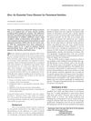 Zinc: An Essential Trace Element for Parenteral Nutrition