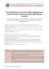 Post COVID Alopecia in the Indian Subcontinent: A Harbinger of Disease Severity