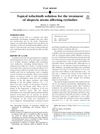 Topical Tofacitinib Solution for the Treatment of Alopecia Areata Affecting Eyelashes
