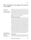 Effect of Estrogens on Skin Aging and the Potential Role of SERMs