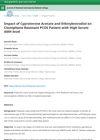 Impact of Cyproterone Acetate and Ethinylestradiol on Clomiphene-Resistant PCOS Patients with High Serum AMH Levels