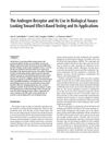 The Androgen Receptor and Its Use in Biological Assays: Looking Toward Effect-Based Testing and Its Applications