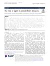 The Role of Leptin in Selected Skin Diseases