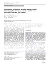 Determination of Finasteride in Human Plasma by Liquid Chromatography-Electrospray Ionization Tandem Mass Spectrometry with Flow Rate Gradient