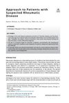 Approach to Patients with Suspected Rheumatic Disease