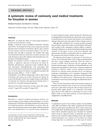 A Systematic Review of Commonly Used Medical Treatments for Hirsutism in Women