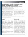 A Simple Assay for the Study of Human Hair Follicle Damage Induced by Ionizing Irradiation