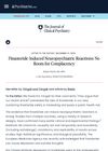Finasteride-Induced Neuropsychiatric Reactions