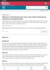 Differences in Self-Reported Stress Versus Hair and Nail Cortisol Among Adolescent and Young Adult Males